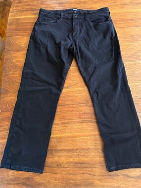 Paige Transcend Lennox Men’s Jeans Black Slim Stretch Straight, GUC, Size 34 /26
